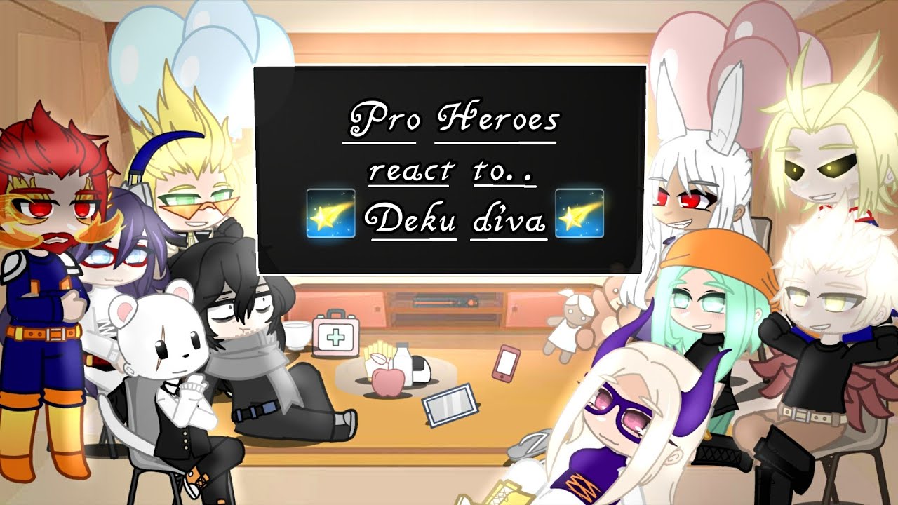 Pro heroes reaccionan a/react to.. ✨Deku Diva✨ × NO original × 🇪🇸/🇦🇺 × hølů_chån