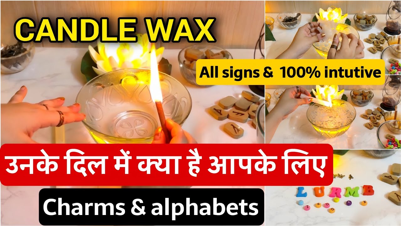 CANDLE WAX🕯️😉UNKE DIL ME KYA HAI APKE LIYE 🥰🔥उनके दिल में क्या है आपके लिए ❤️😍