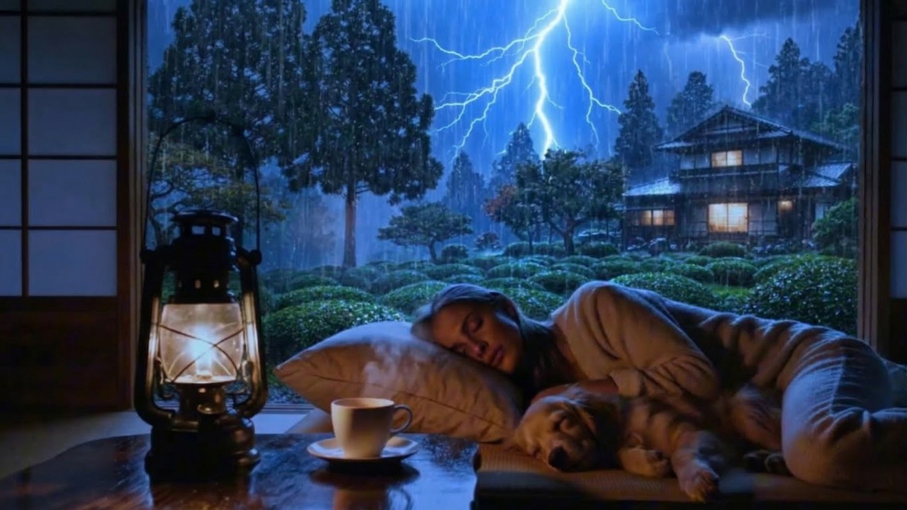 Gentle Drizzle and Quiet Night 🌙 Relaxing Rain Sounds 😴