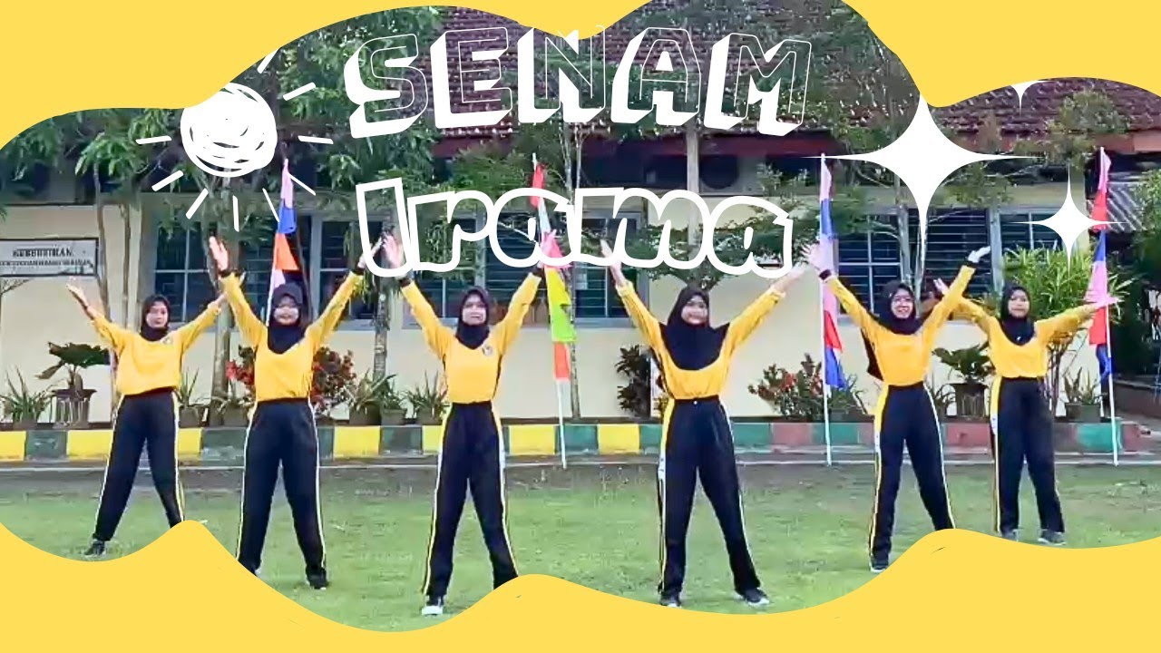 Senam irama kreasi (pemanasan, inti, pendinginan) PJOK 12 MIPA 2