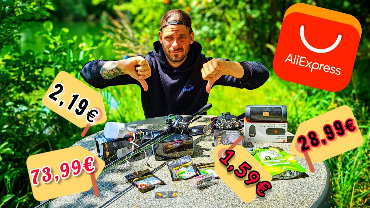 AliExpress die Enttäuschung! Rute Rolle Köder und Angel Zubehör