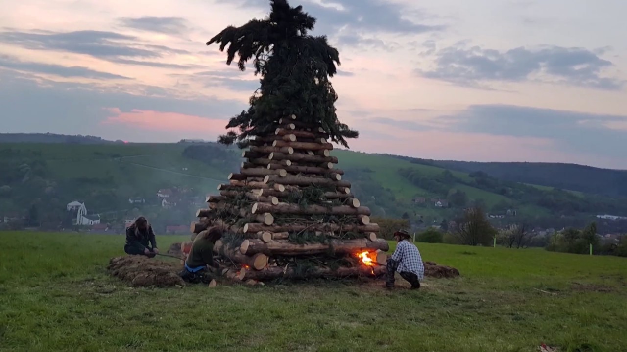 pálení čarodějnic Bohuslavice u Zlína r.2017