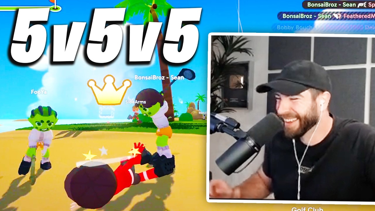 Game Chat Got Wild! - Super Battle Golf