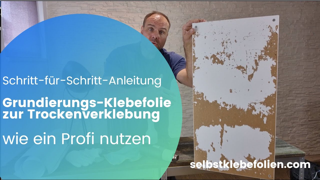 Schritt-f&uuml;r-Schritt-Anleitung: Grundierungs Klebefolie zur Trockenverklebung wie ein Profi nutzen