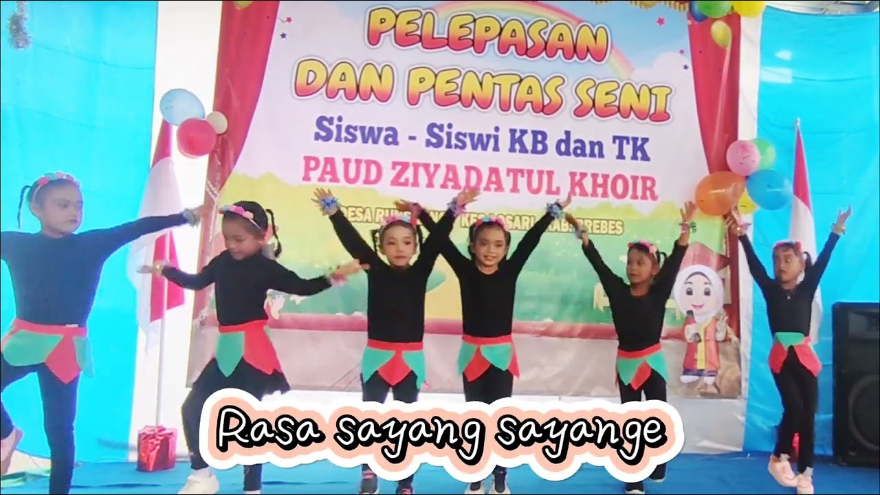 TARI ANAK PAUD (LAGU RASA SAYANGE) KB Ziyadatul Khoir