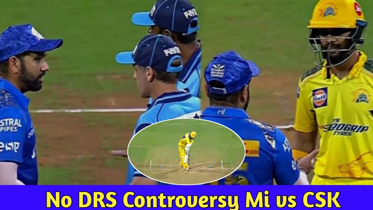 No DRS | Devon Conway wicket | Mumbai vs Chennai