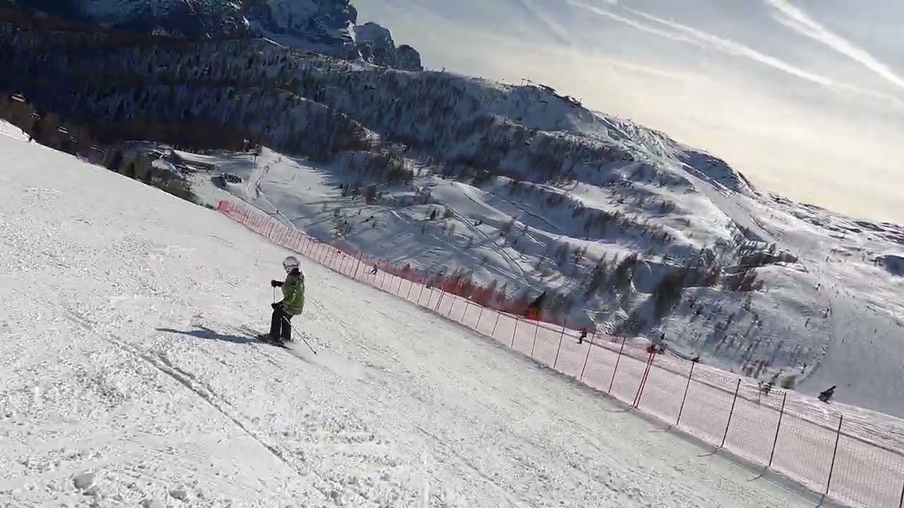 Ski San Martino di Castrozza 29 36 red piste GoPro 9