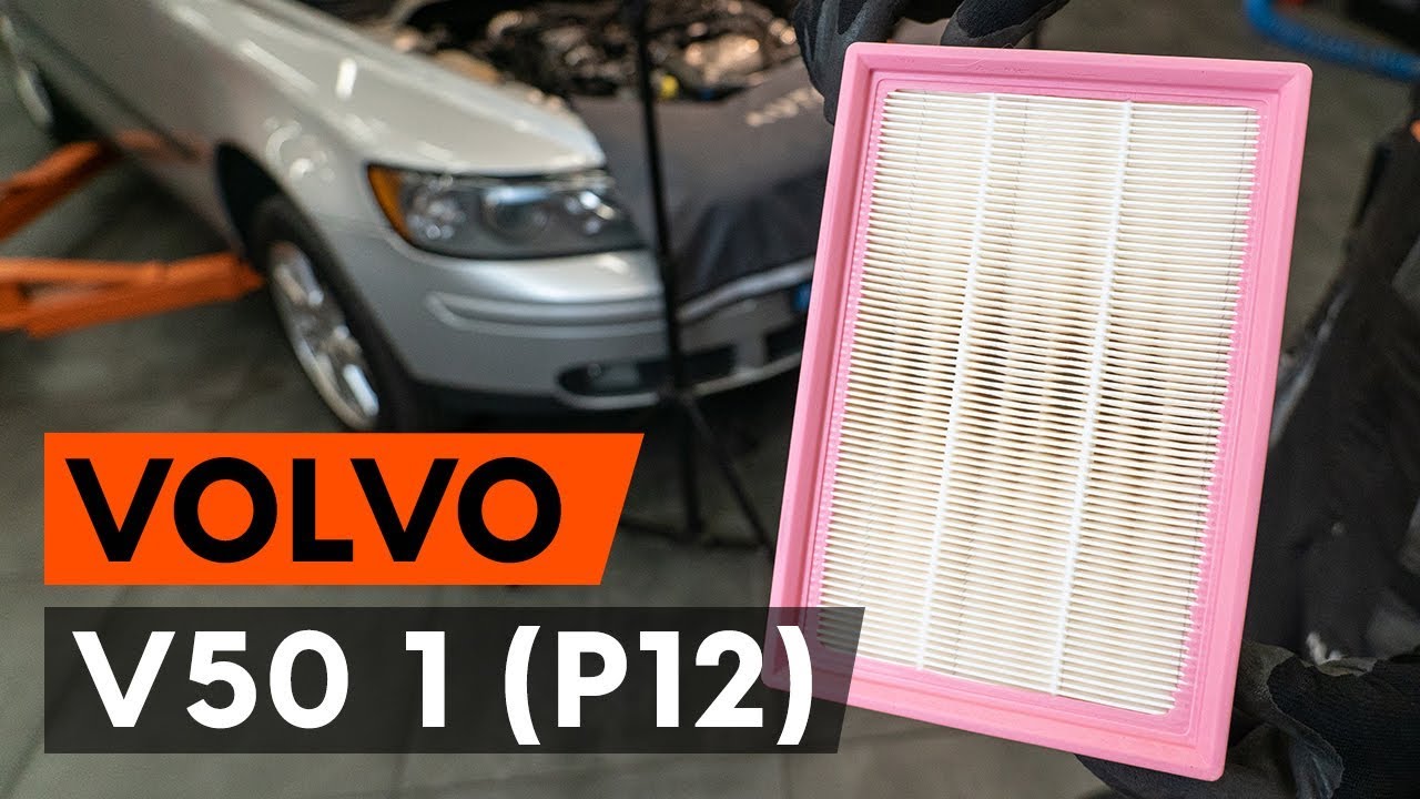 Kuinka vaihtaa ilmansuodatin VOLVO V50 1 (P12) -merkkiseen autoon [AUTODOC -OHJEVIDEO]