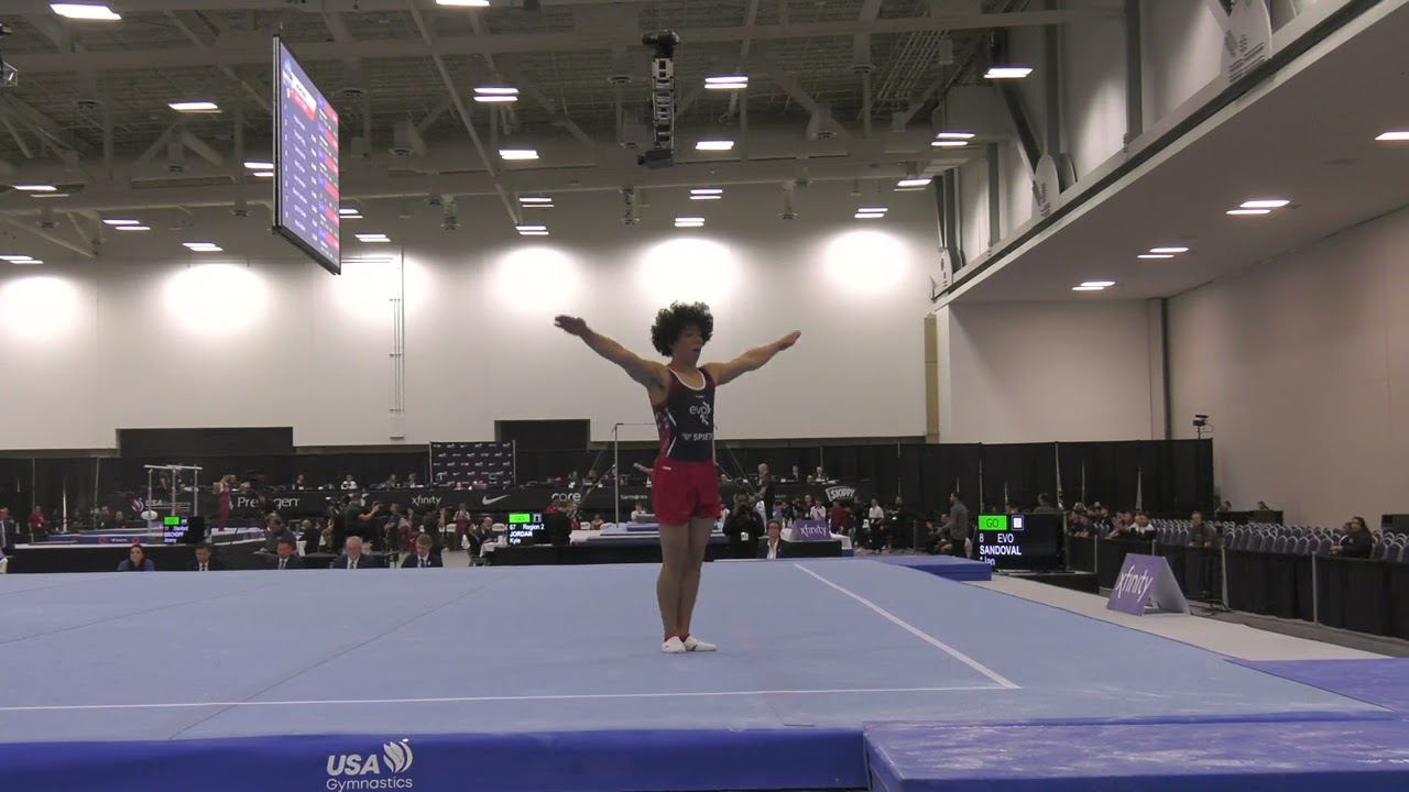 Ian Sandoval - Floor Exercise - 2024 Winter Cup - Men Day 2