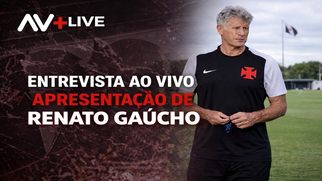 AO VIVO! VASCO APRESENTA RENATO COMO NOVO TREINADOR E VAMOS ACOMPANHAR DIRETO DO CT MOACYR BARBOSA