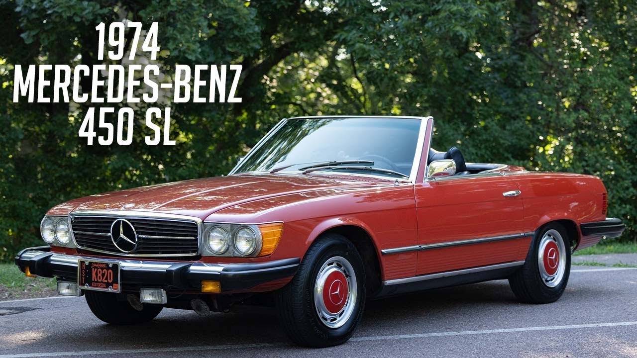 PRESTINELY RESTORED 1974 Mercedes Benz 450 SL- Frankman Motor Company - Walk Around & Driving