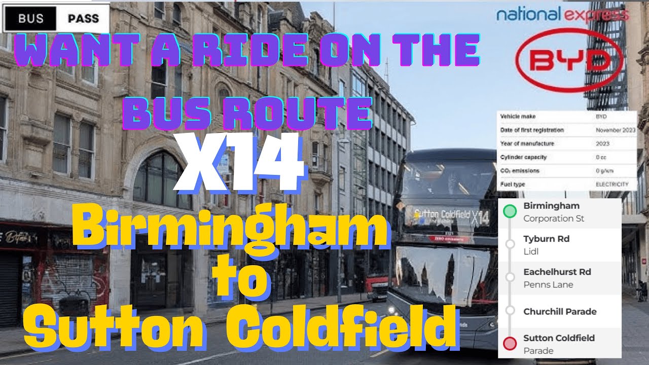 Real People. Real Conversations. Bus Route X14: Birmingham to Sutton Coldfield via Aston Expressway
