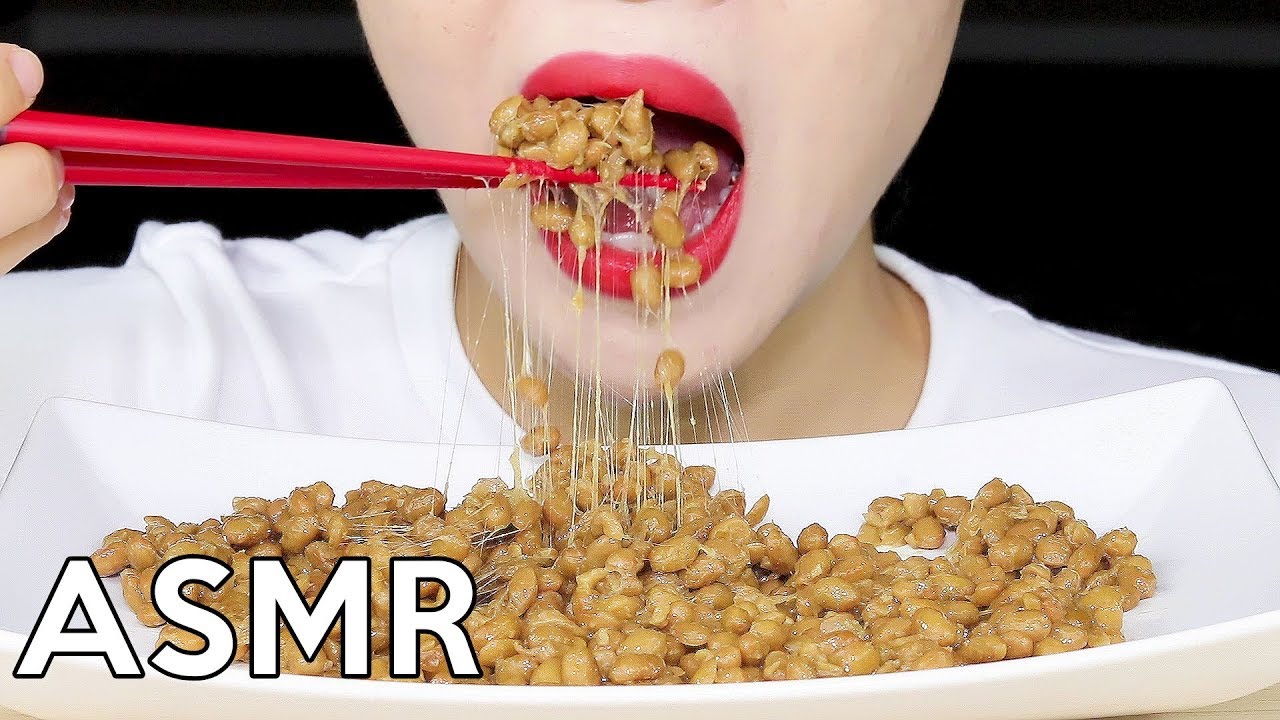 ASMR NATTO *SLIMY* fermented soybeans 낫또 리얼사운드 먹방 Eating Sounds