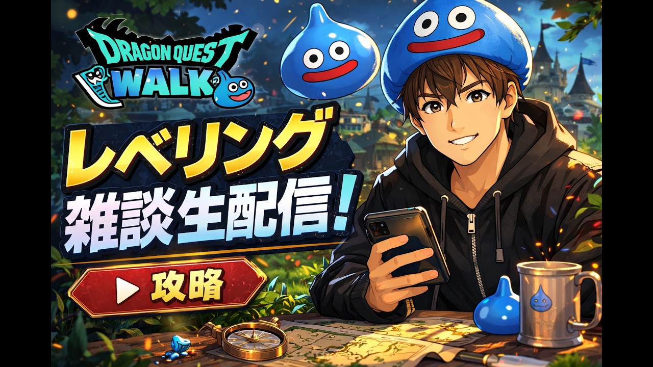 ドラクエウォーク復帰勢　13日目　レベリング