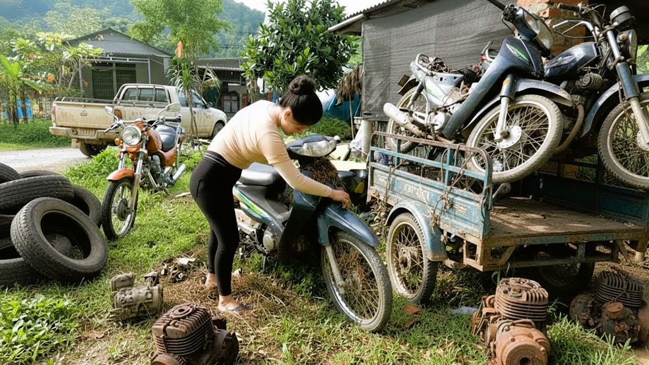 Genius Mechanical Girl Showcases Incredible Skill Repairing Electronics &Power Converters from Scrap