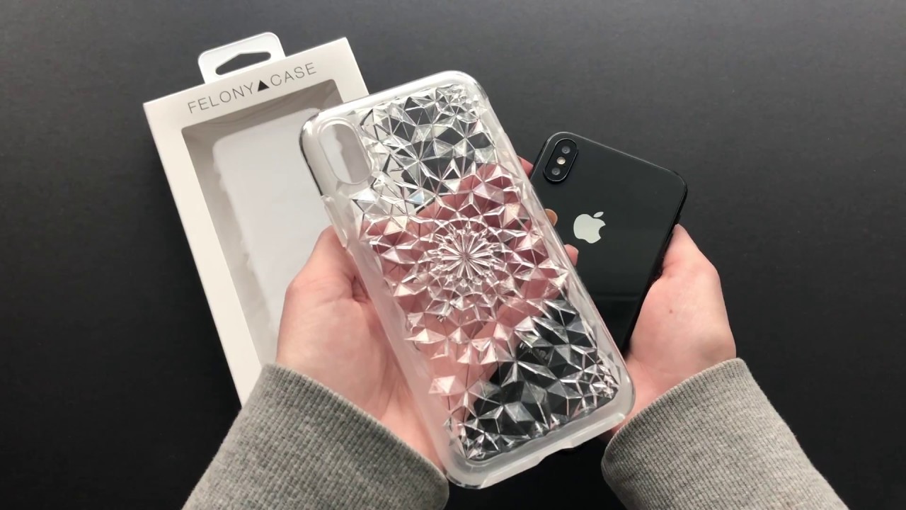 FELONY CASE // Clear Kaleidoscope Case for iPhone X