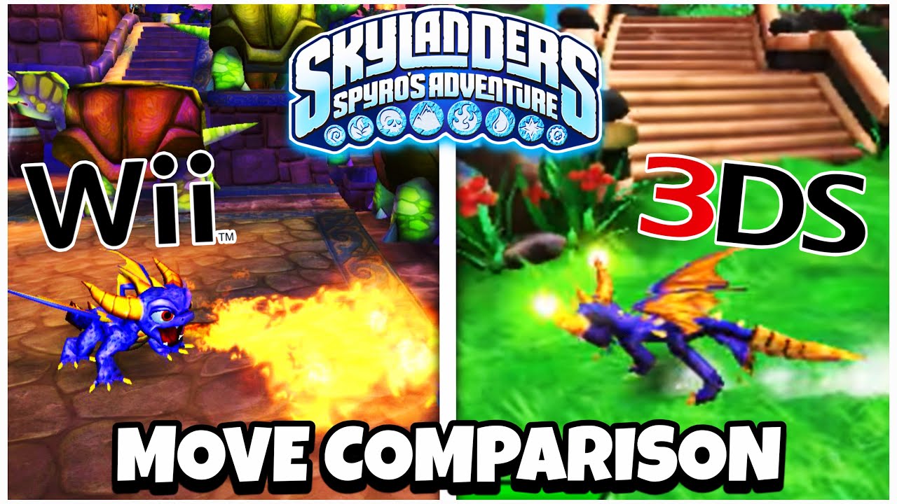 Which SKYLANDERS Gameplay is BEST? 3DS VS CONSOLE. 