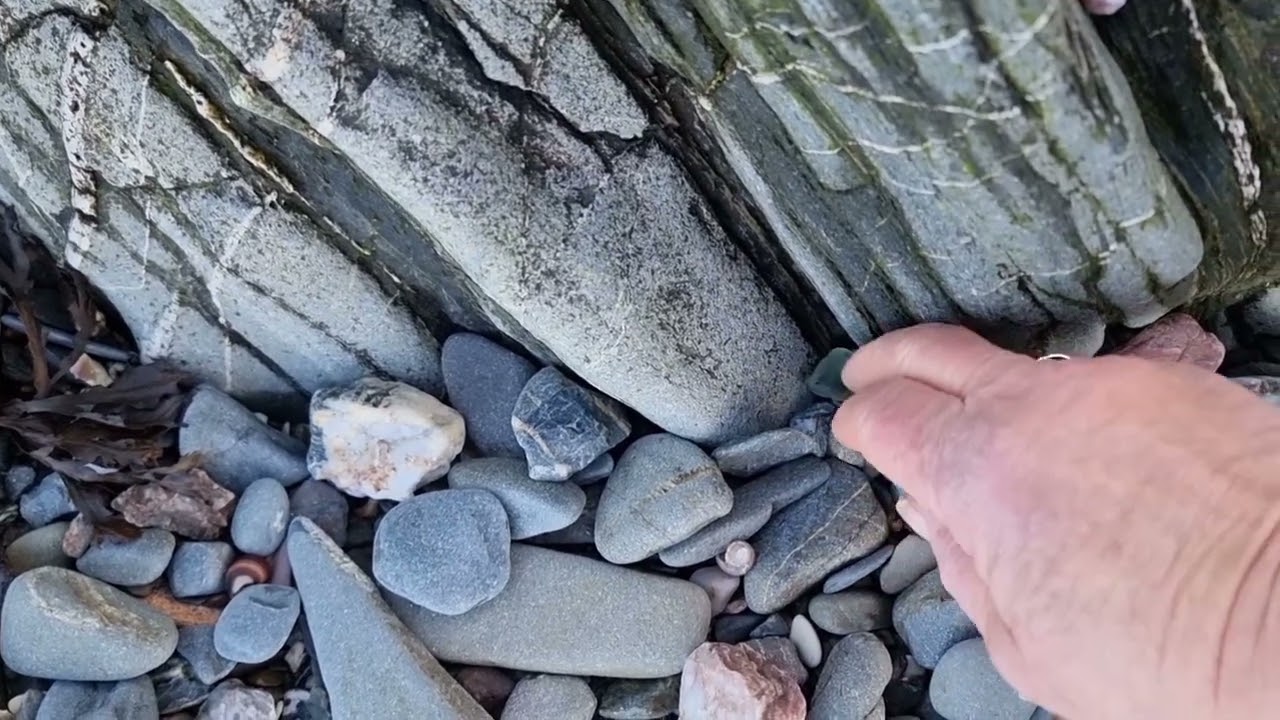 Sea Glass Ireland beachcombing for seaglass in Bangor Co Down on 19th Feb 2024