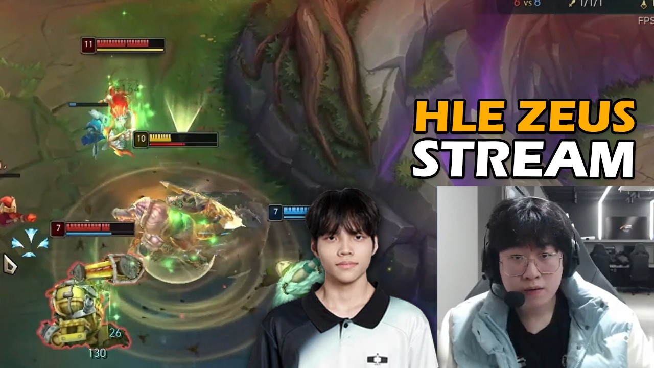 HLE Zeus Stream Renekton vs DK Siwoo Ambessa