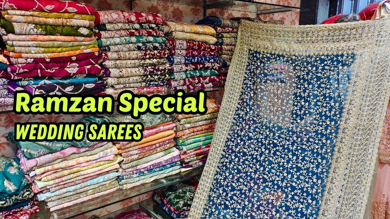 Exclusive Wedding Sarees😍Tissue Organza Banarasi Sarees Single Delivery Hyderabad