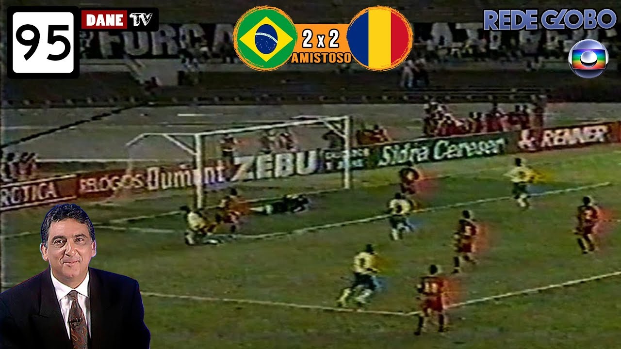 amistoso 1995 - Brasil 2x2 Romênia
