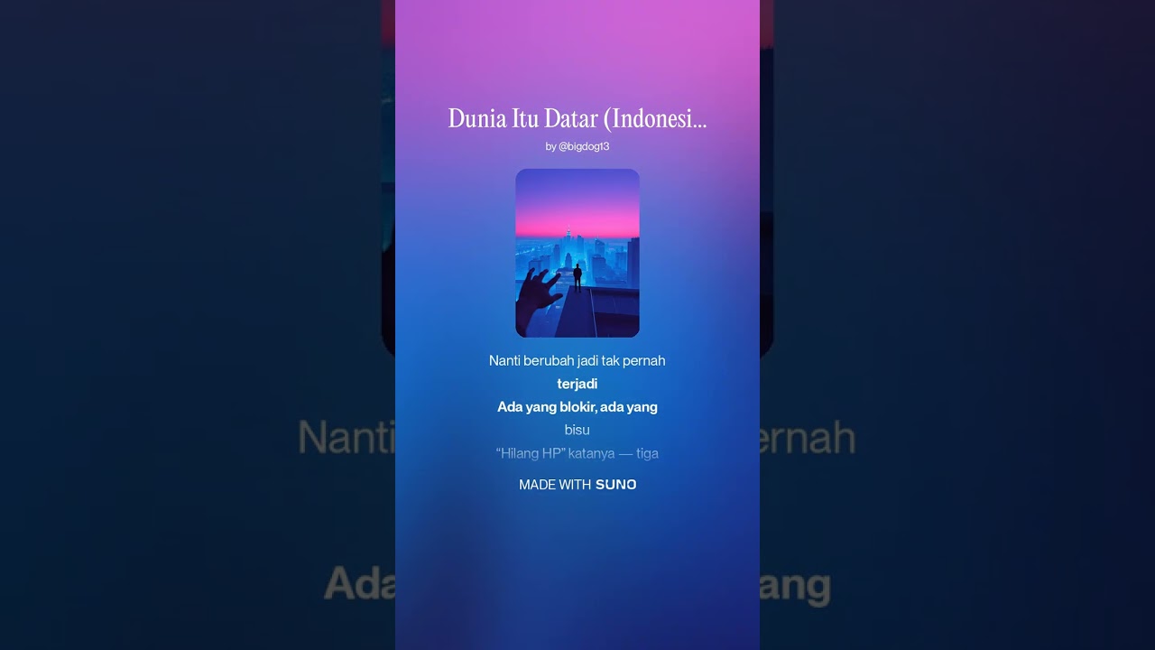 Dunia Itu Datar (Indonesian Hip Hop R&B) (Male) The World Is Flat | Verman Bedessee and BDC AIM Band