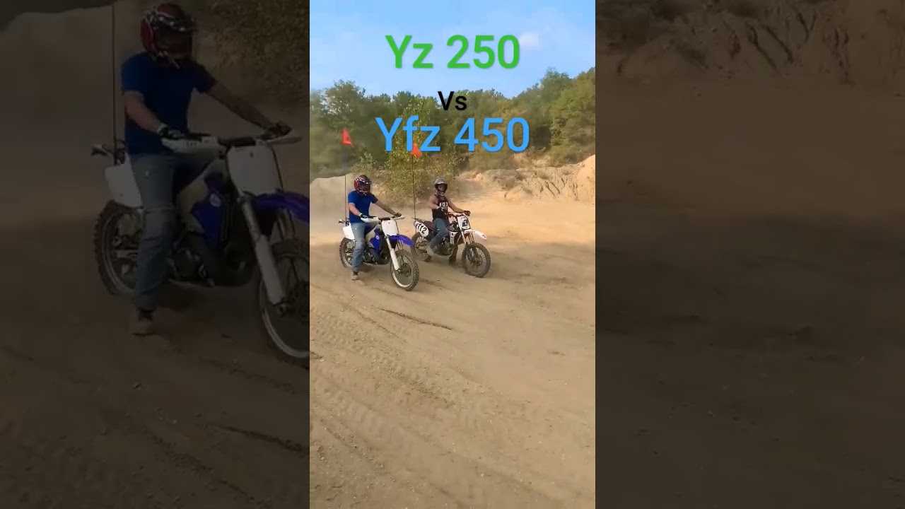 yz 250 vs 450 2 stroke vs 4
