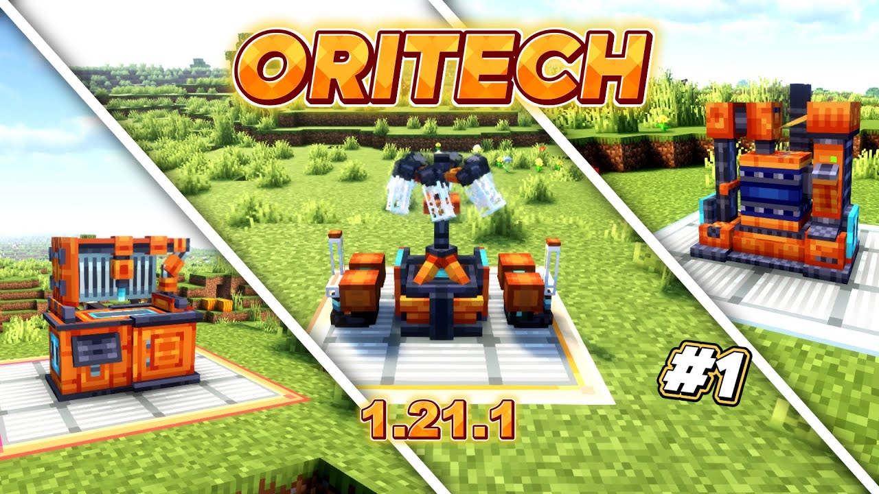 Oritech 1.21.1 (Neoforge, Fabric) #1 | Обзор Мода | Красивейший техно-мод!!!