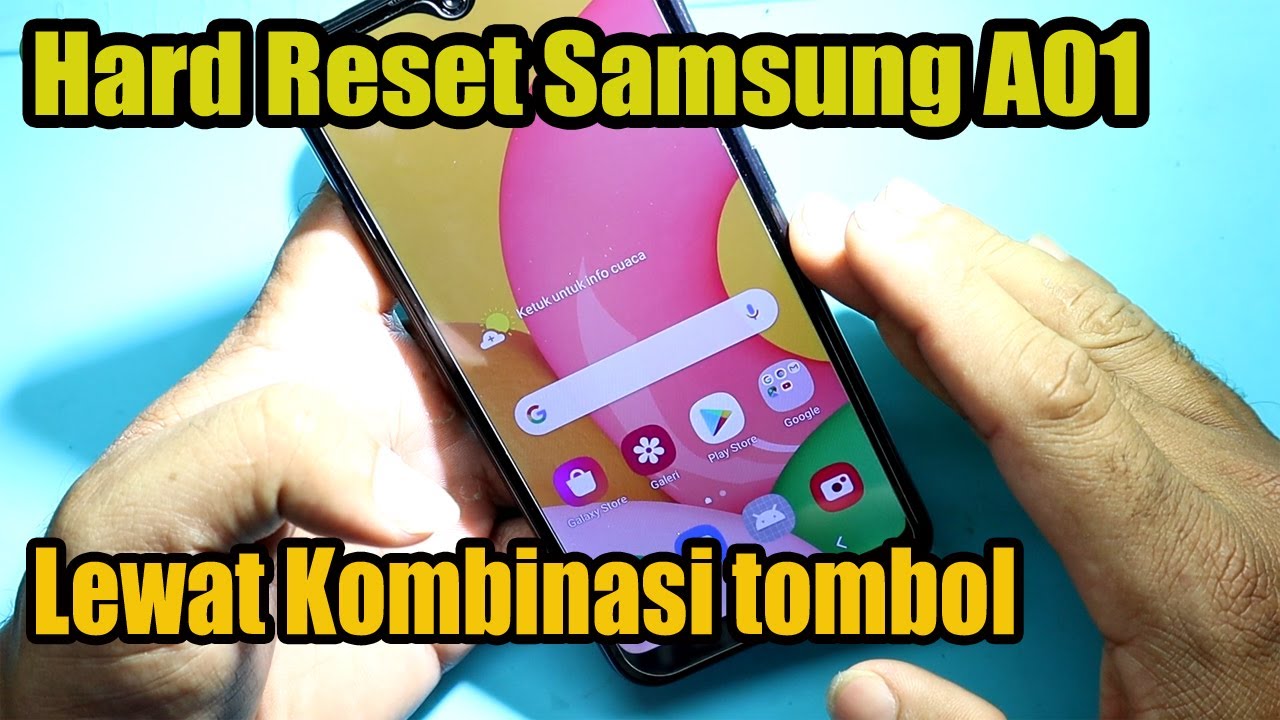 CARA AMAN !! Hard reset samsung galaxy A01 Core || Solusi Lupa Pola & Sandi .!!