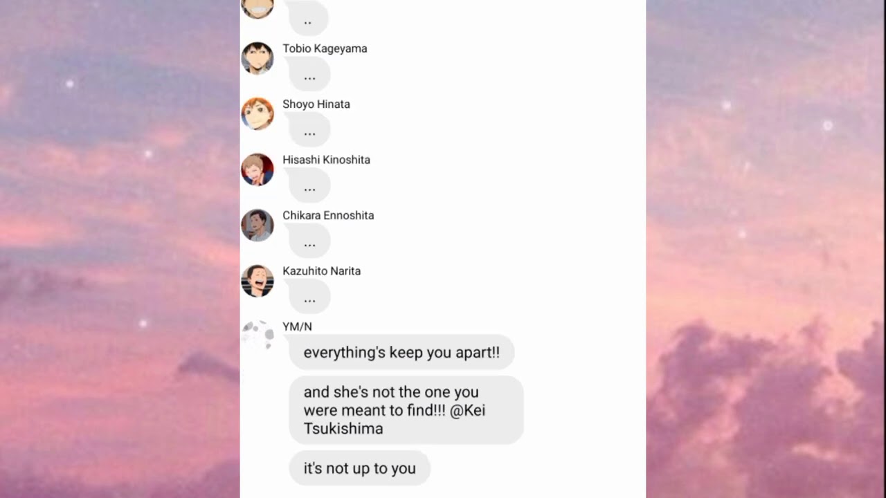[Rewrite The Stars] Tsukishima X Y/N || Haikyu Lyrics Text Story ||