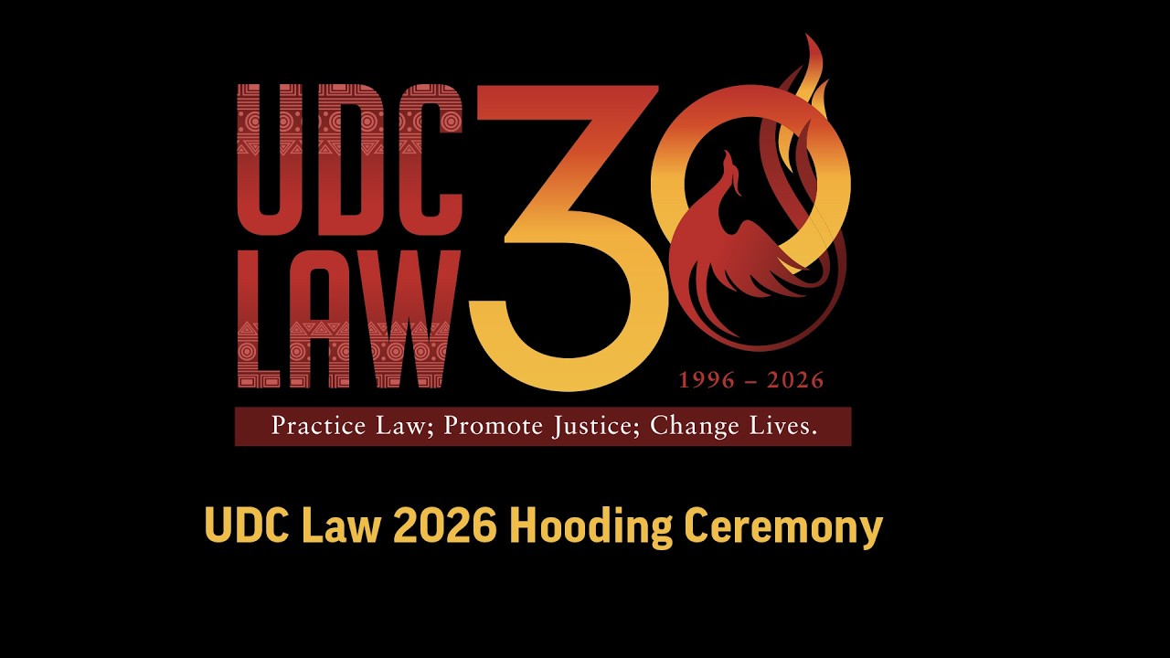 UDC Law Hooding Ceremony 2026