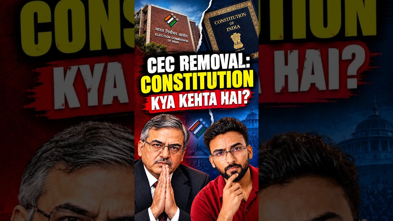 Removing the CEC Isn&rsquo;t That Simple! Article 324 Explained 🇮🇳 #shorts #india #cec