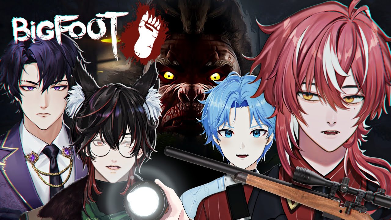 4 VTUBER SOL.4CE BERBURU BIG FOOT! 😨 - BIGFOOT