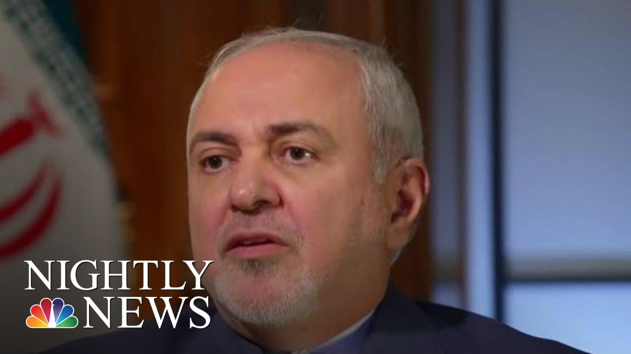 Iran Foreign Minister Speaks Out About Escalating Tension With U.S. Potential War | NBC Nightly News
