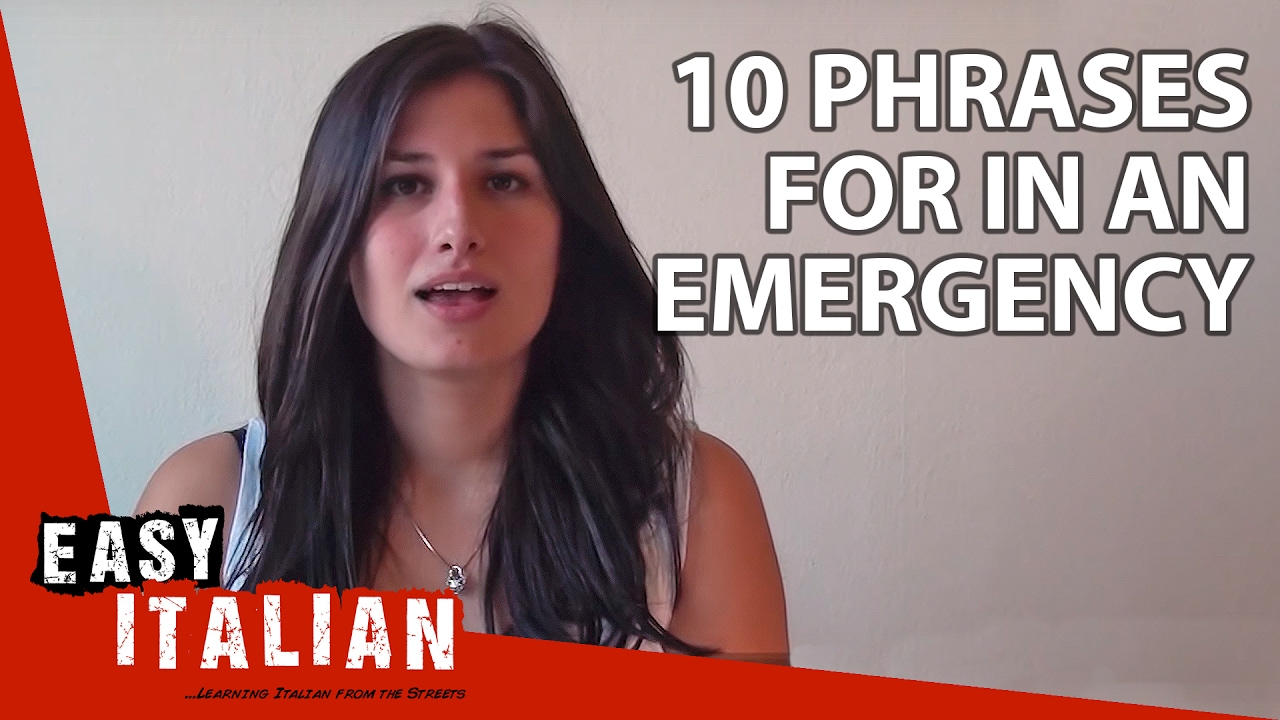 10 phrases for in an emergency - Easy Italian Basic Phrases (5)