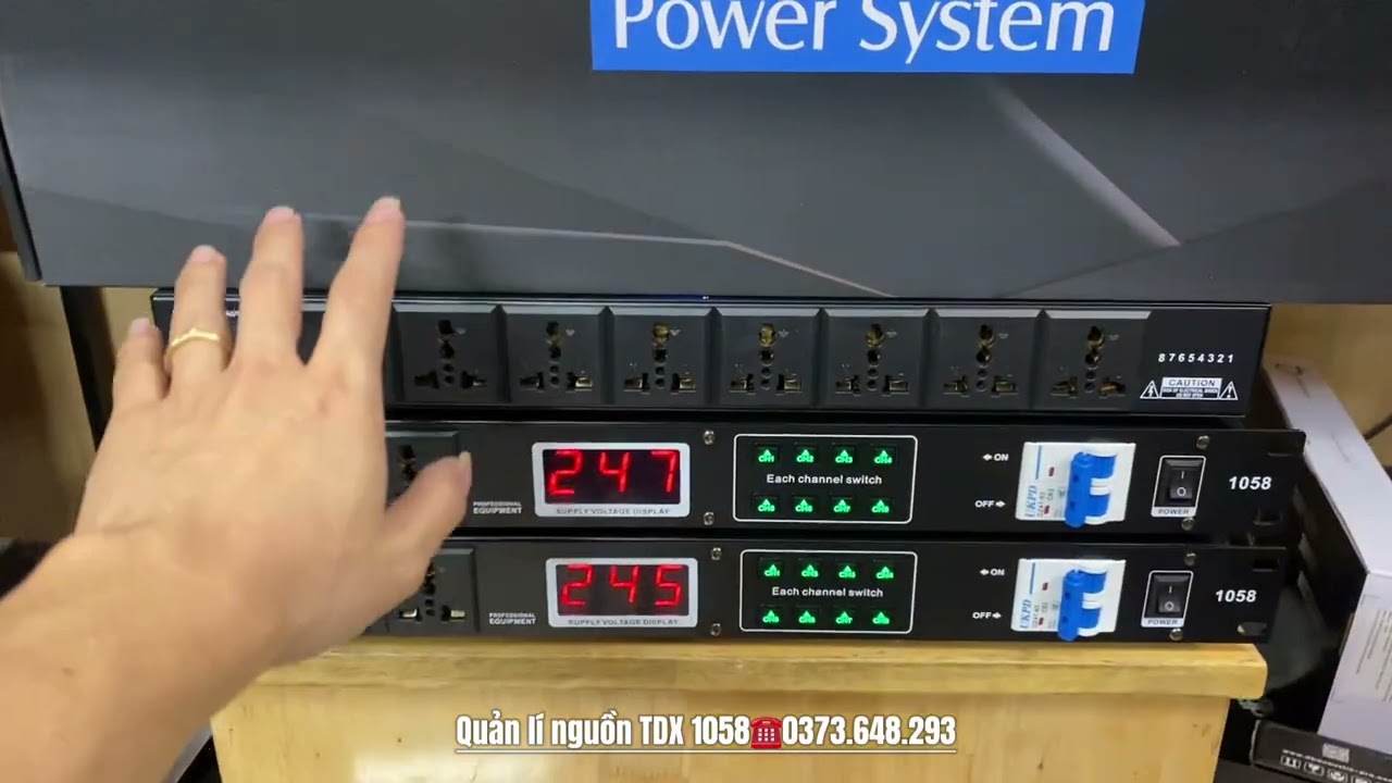 Đi đơn nhiều quản lí nguồn chính hãng TDX 1058.An toàn,cao cấp,dễ dàng sử dụng.