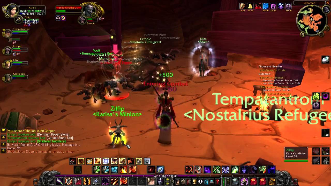 Uldaman dungeon run on Kronos Vanilla server - Legacy WoW