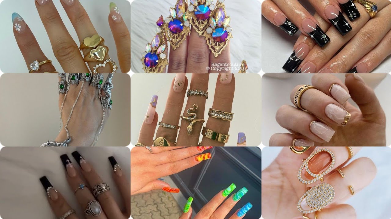 Latest Beautiful and Elegant Nail Art | Cool Nail Art Accessories at Jewelry Designs |