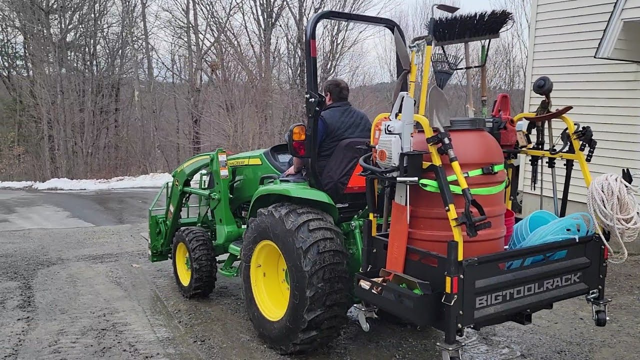 Tractor Uses on our Homestead - John Deere 3046r