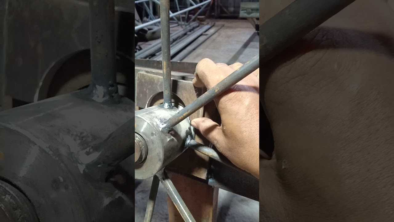 tutorial membuat kuncian mur pada pintu air irigasi #pintuair #irigasi