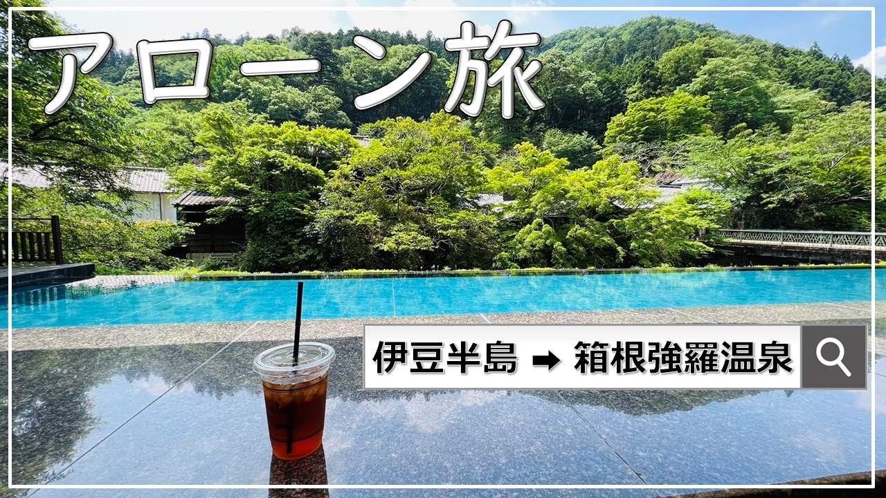 【アローン旅】伊豆半島から箱根を行く【おっさんの修学旅行】
