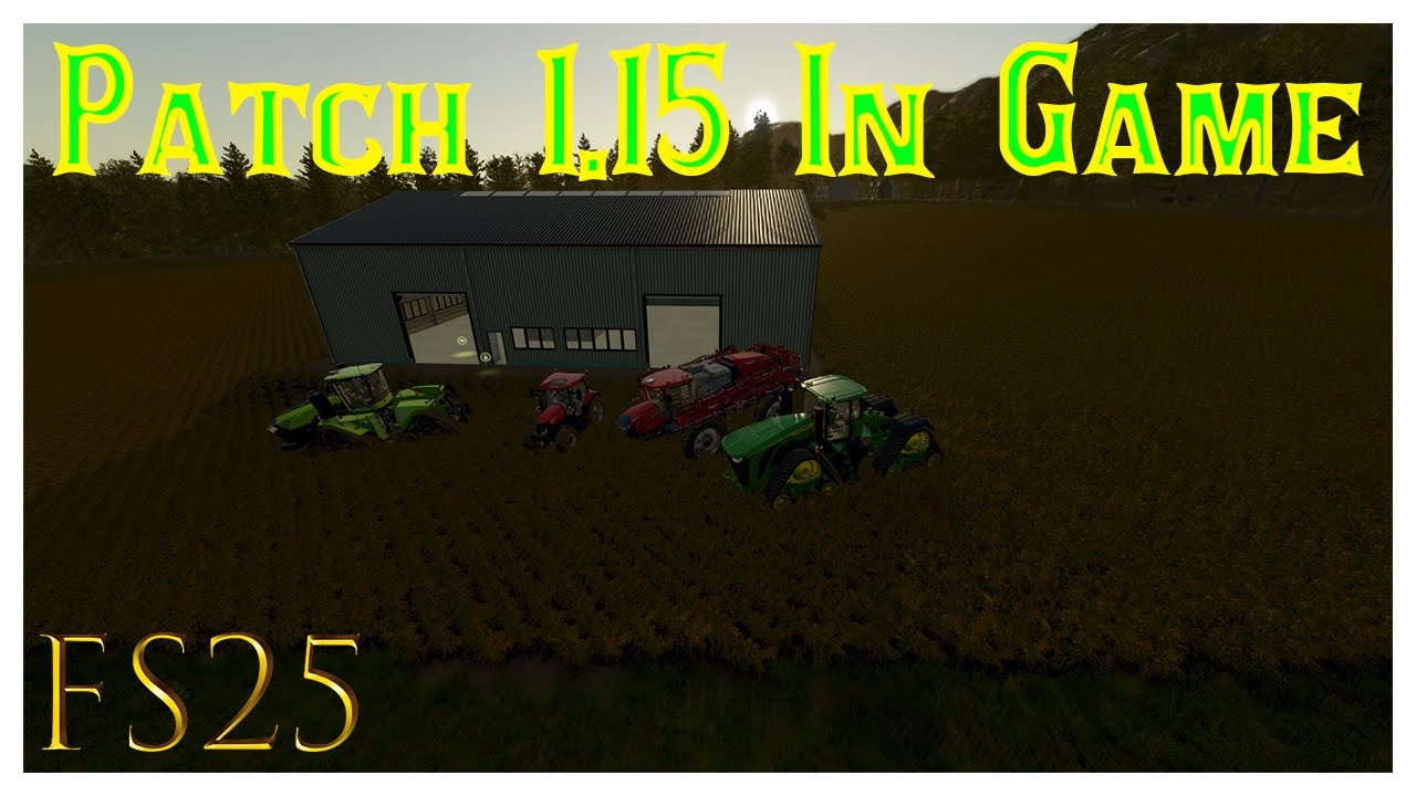 FS25 Free Content Update #4 and Patch 1.15 in Game!!