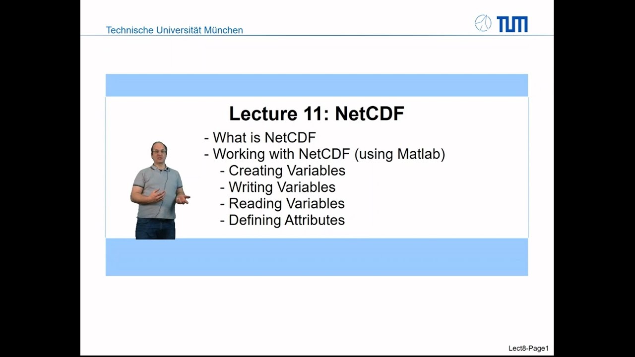 Lesson 11: NetCDF - Network Common Data Form