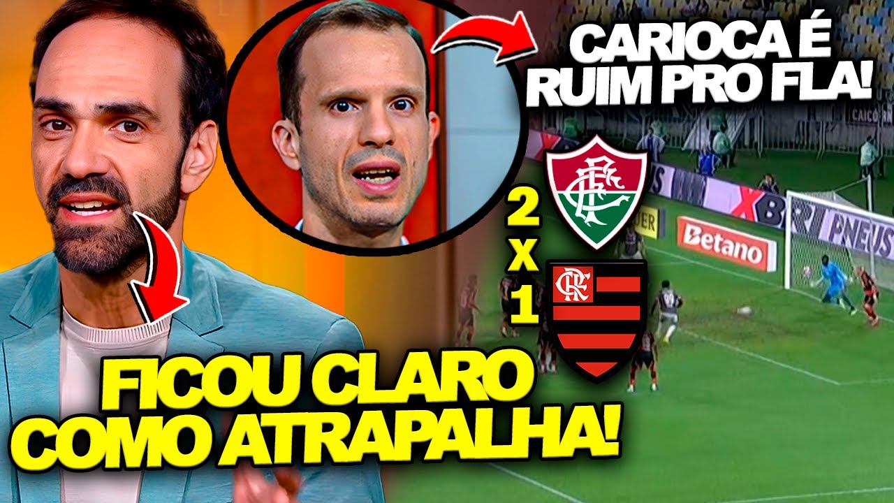 MÍDIA ESPORTIVA DEFENDE O MENGÃO APÓS FLUMINENSE 2X1 FLAMENGO E FICA ESPANTADA COM FUTURO DO CARIOCA