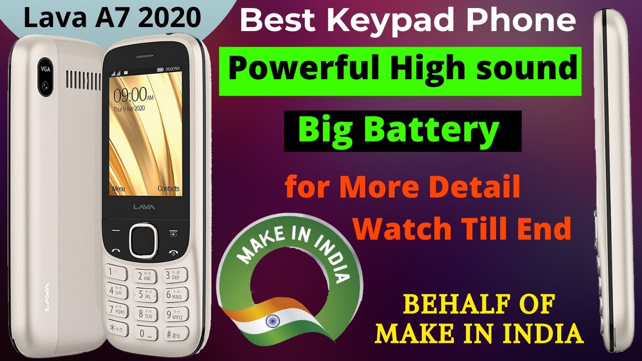 Best Keypad Phone with High Sound | Lava A7 Full Review | Proudly Indian | #technicaltruefind