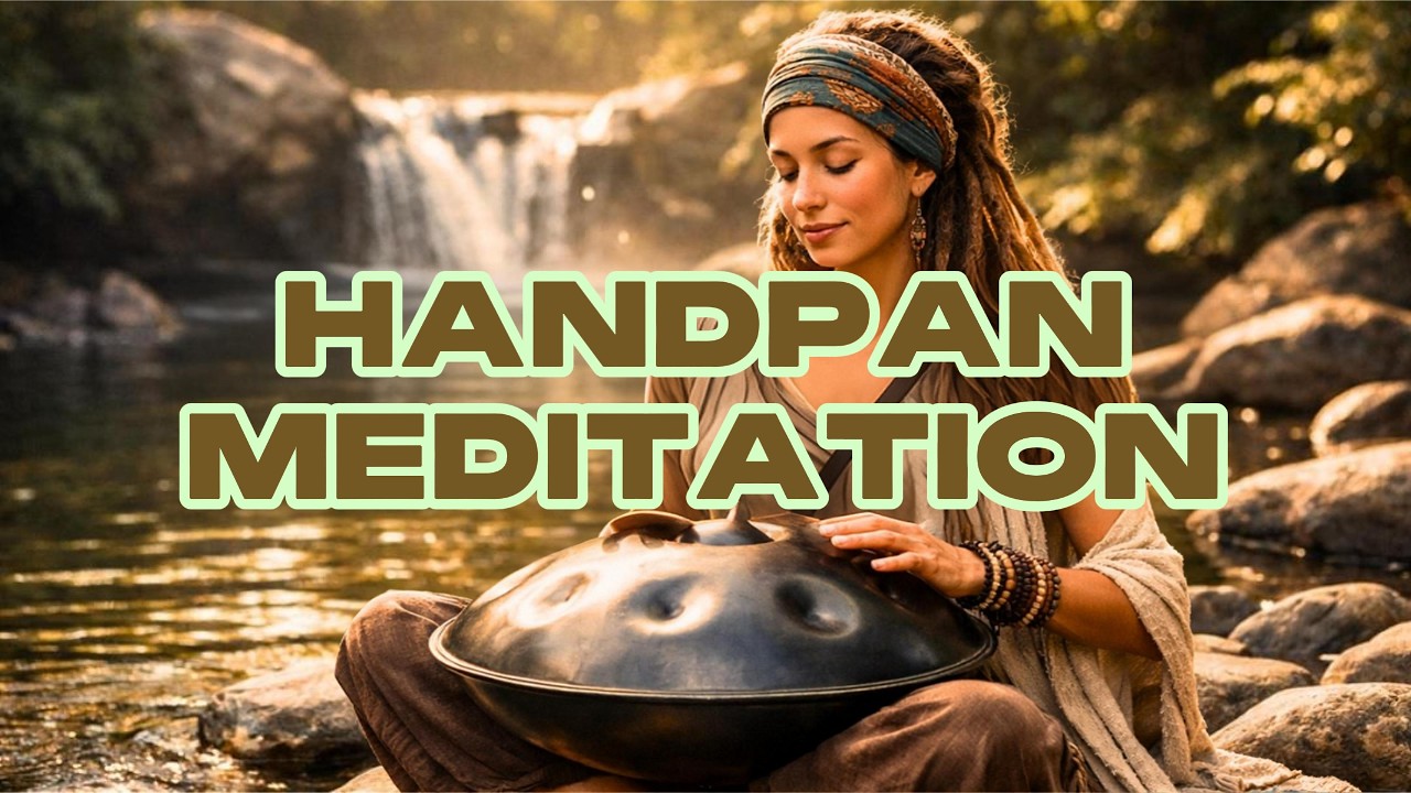 Handpan Meditation Music | Calm by Water | Deep Relaxation & Healing Frequencies