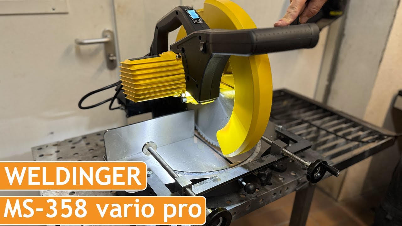 WELDINGER MS-358 vario pro | 355 mm Metallkreissäge mit VarioSpeed für präzise Metallschnitte