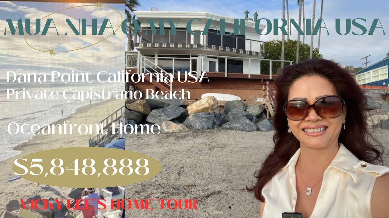 Touring $ 5,848,888 Oceanfront Home Dana Point California USA | Real Estate Home Tour