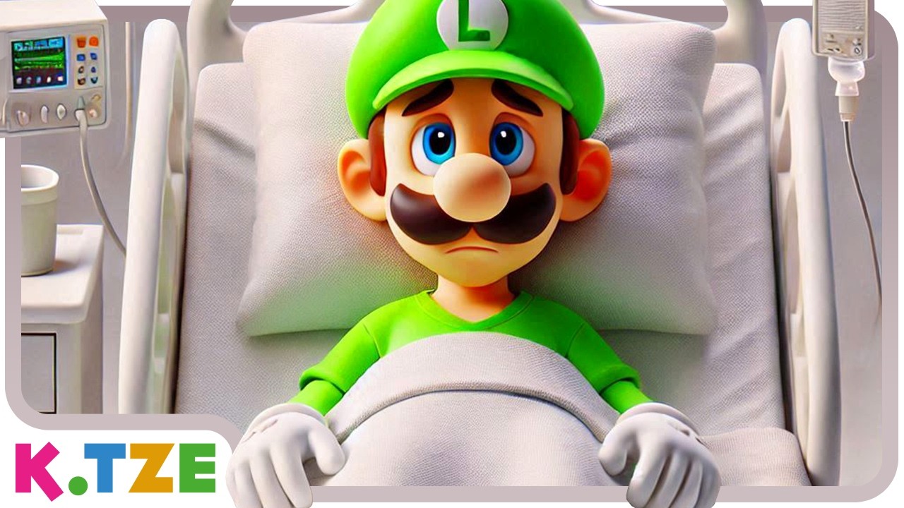Луиджи очень болен. Ему нужна операция 😭🏥 История Super Mario Odyssey