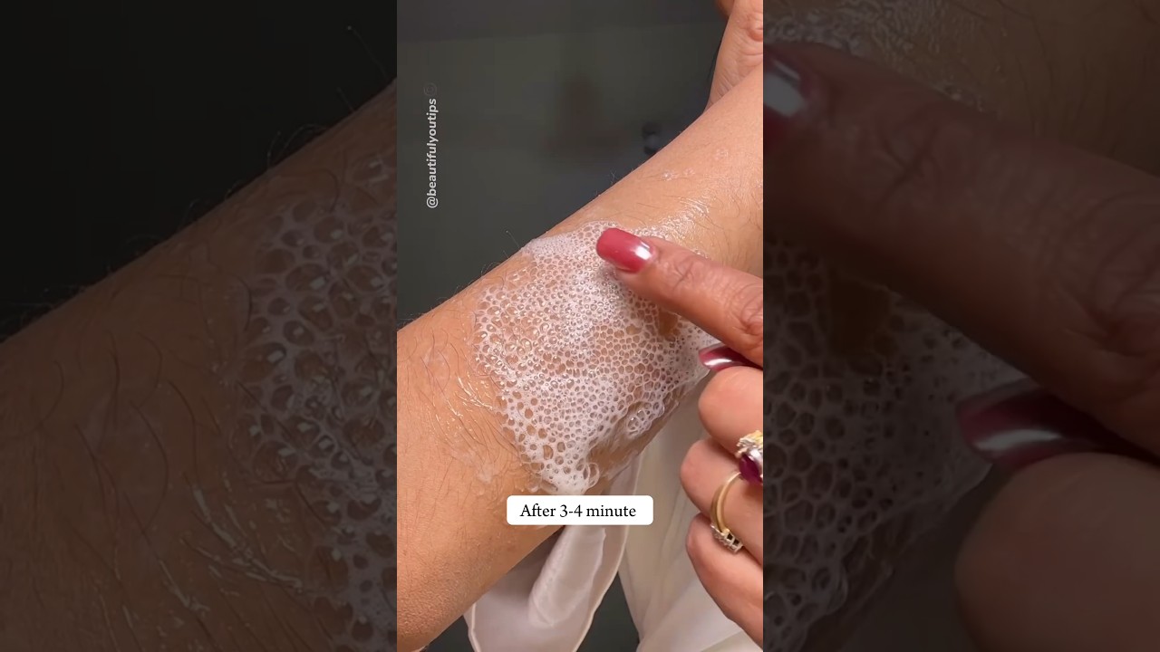 DIY Unwanted Hair Removal Cream 